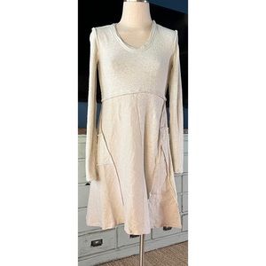 Anthropologie Maeve Northward Longsleeve Longsleeve Oatmeal Dress XXS